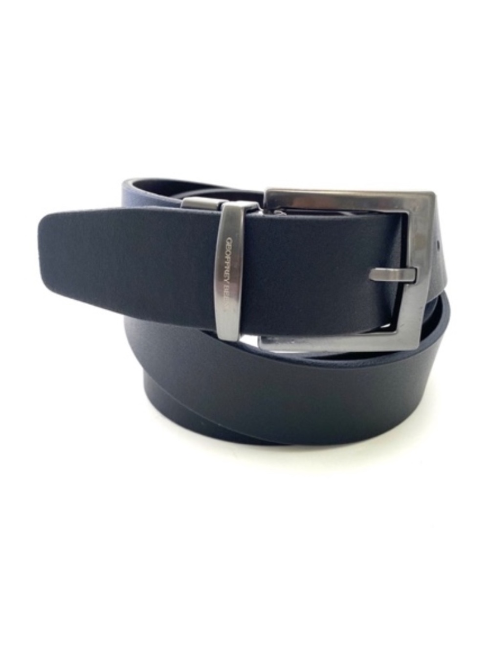 Geoffrey Beene Reversible Black/Brown Leather Trouser Belt